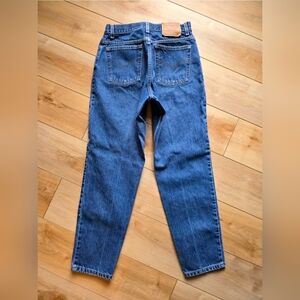 Vintage Levi's 550 Relaxed Fit Tapered Leg Mom Jeans tag sz 14